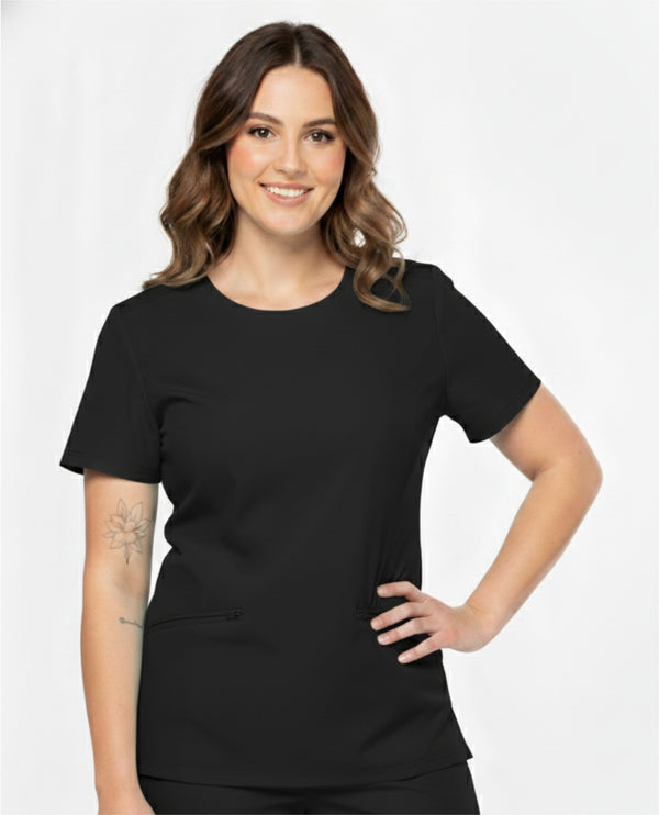 CSCRUBS COMFORT COLLECTION ROUNDED NECK TOP | COMFORT WT1